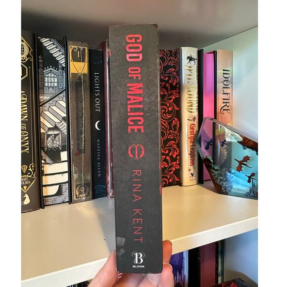 God Of Malice By Rina Kent Signed Deluxe Edition W/ Sprayed Edges - Picture 2 of 8